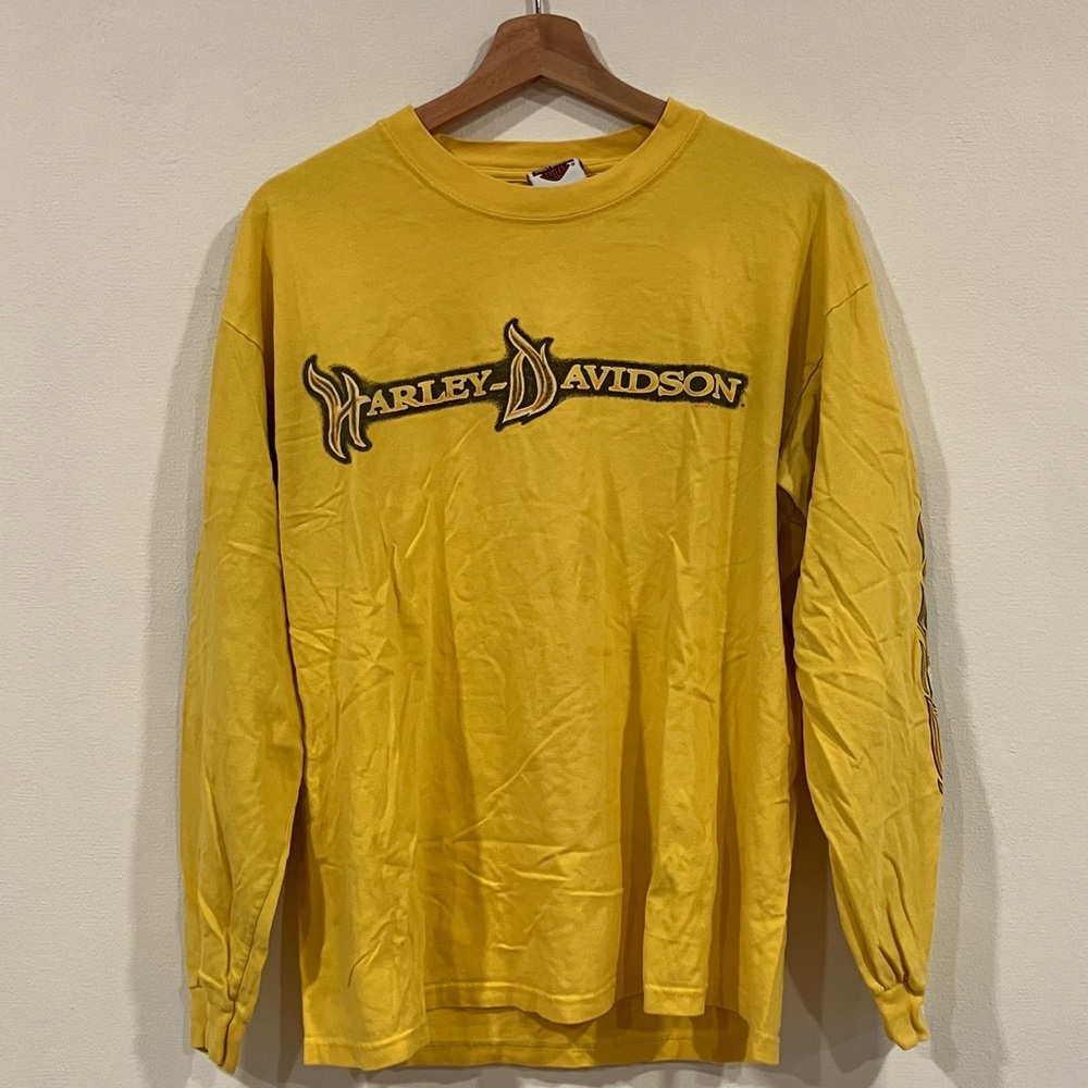 Harley-Davidson cintage Yellow Tee